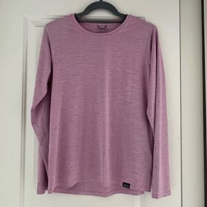 Women’s Long-sleeved Capilene Cool Daily Shirts, purple, pink, white